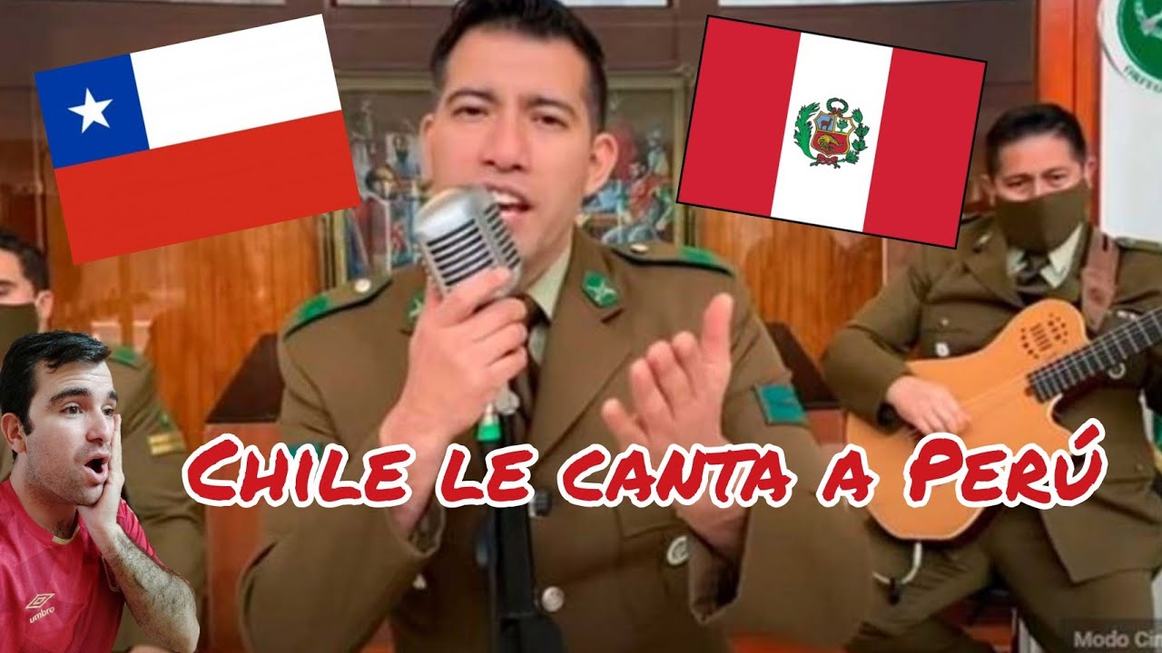 Homenaje a Perú de la Policia Chilena