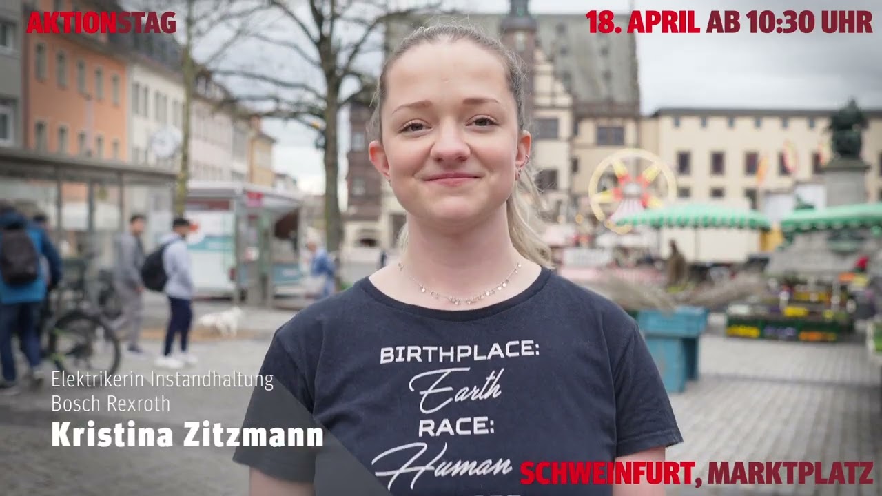 SOS Kugellagerstadt: Aktionstag am 18. April 2024 in Schweinfurt