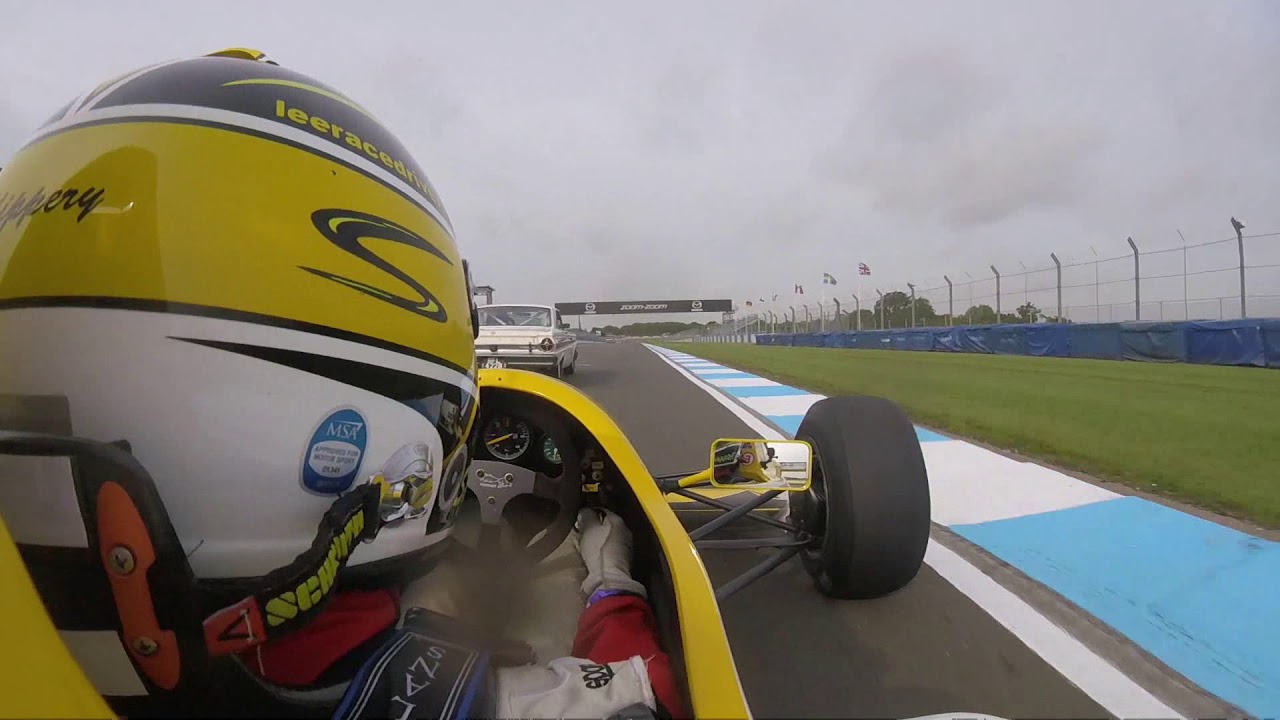 Lee Cunningham F3000 Reynard 89D Test at Donington