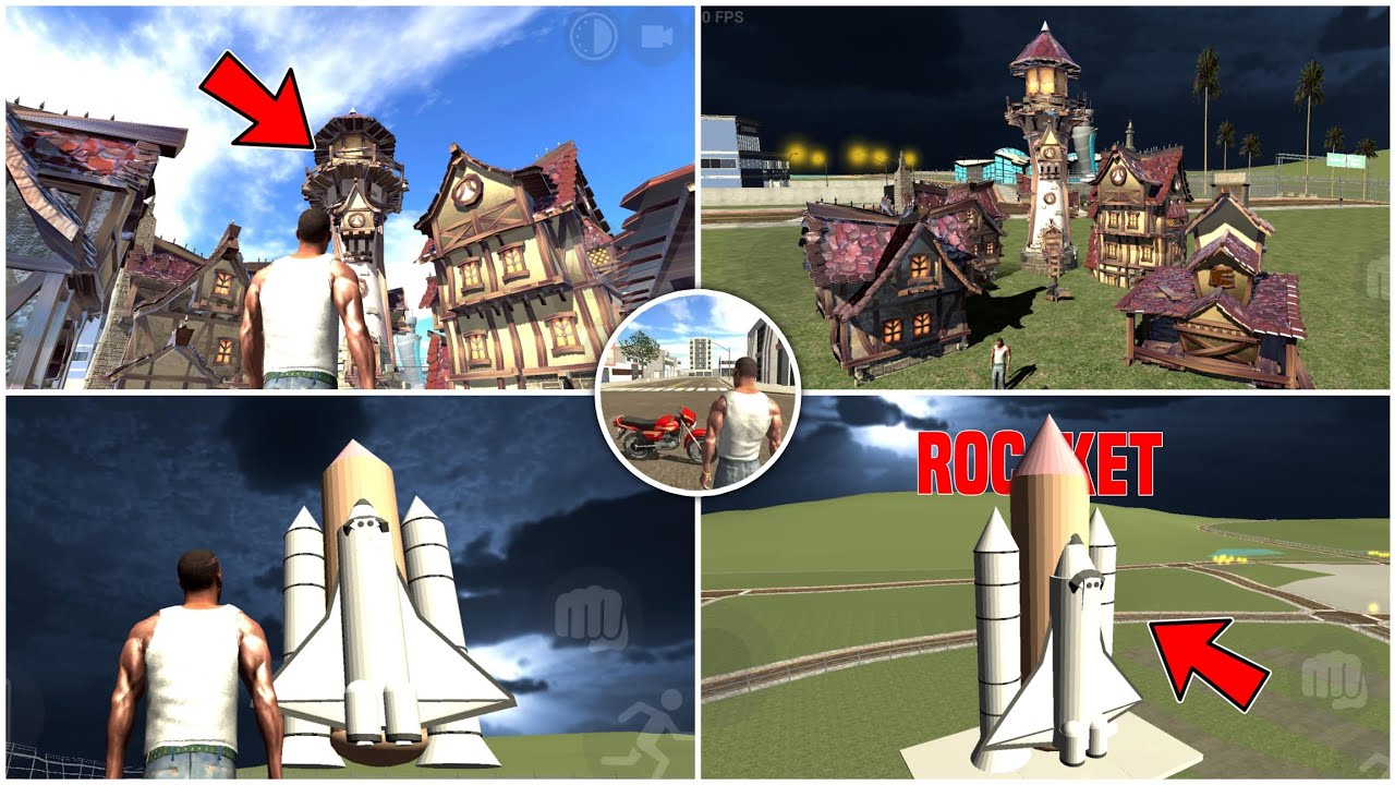 ADD VILLAGE + ROCKET CHEAT CODE IN INDIAN BIKE DRIVING 3D