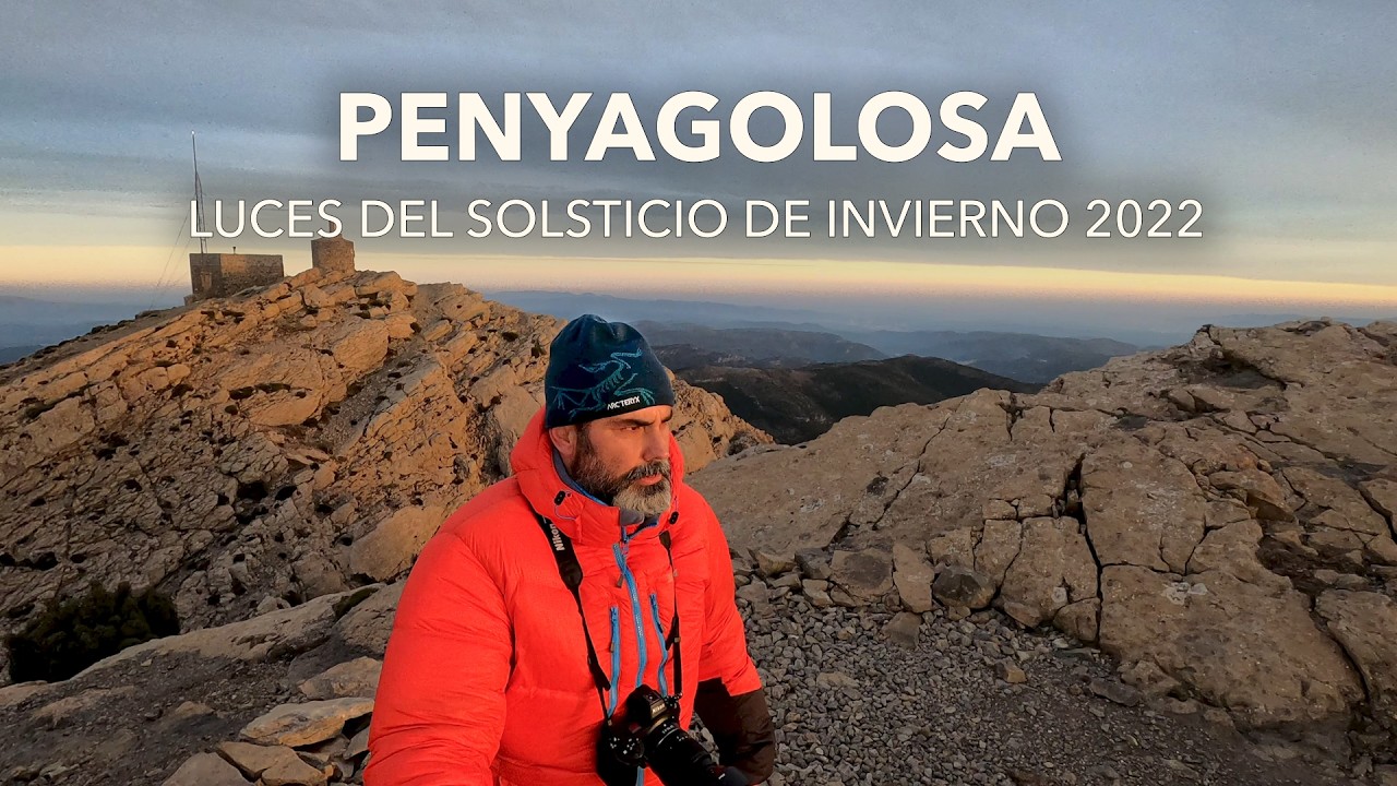 Luces del solsticio de invierno en Penyagolosa 2022