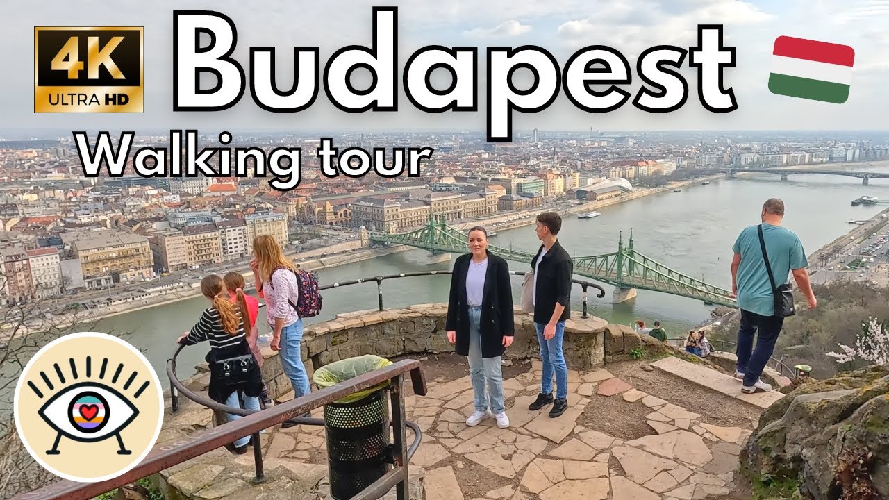 Будапешт, Венгрия [4K] HDR ✅ «Пешеходная экскурсия» Прогулка с субтитрами!