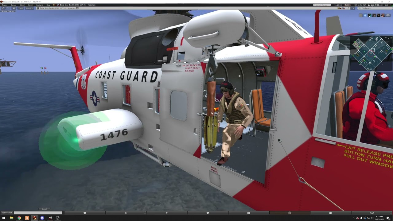 Shergood S-61R Mission Equipment and Water Mode.