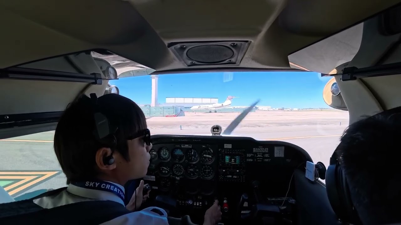 2/21  traffic pattern LGB