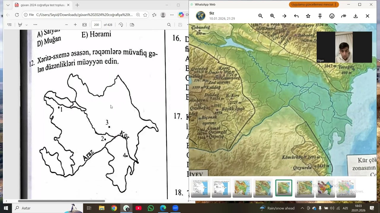 Güvən Azərbaycanin Relyefi 