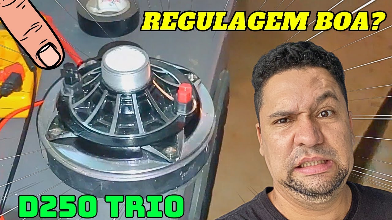✅corte para Driver JBL D250 Trio Fenólico