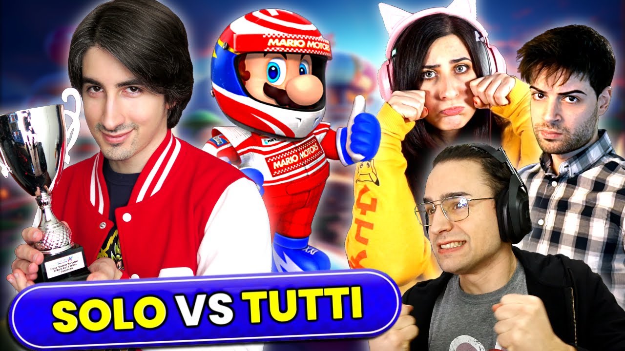 SFIDO da SOLO la SQUADRA di TUBE, BLAZI e FRANCY su Mario Kart 8 ma...
