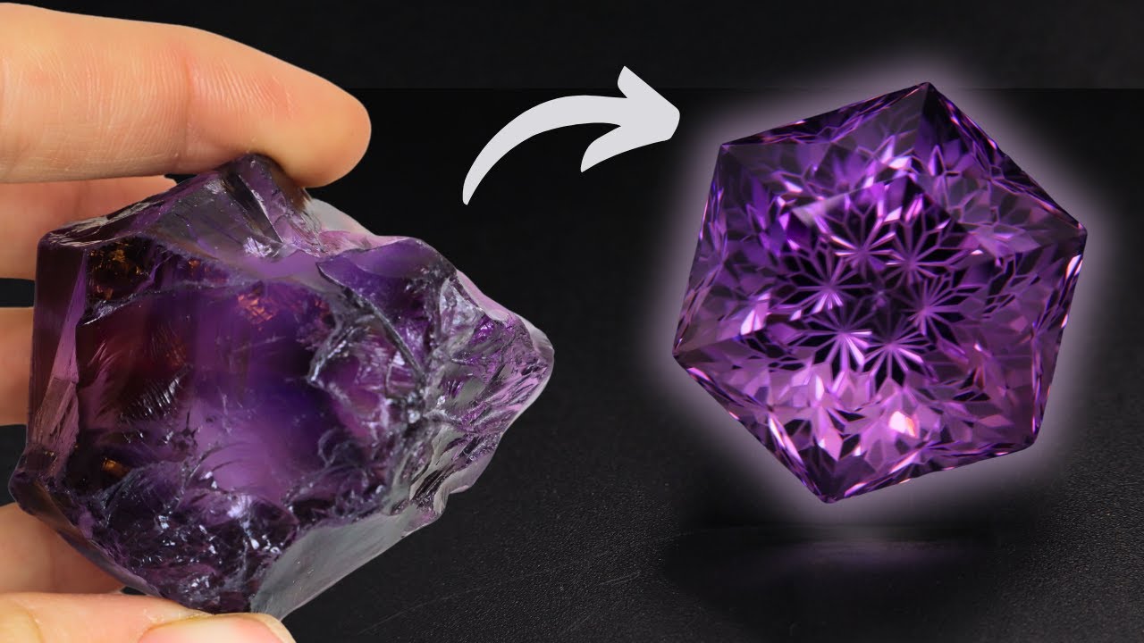 Faceting a Large Amethyst with a Touch of 