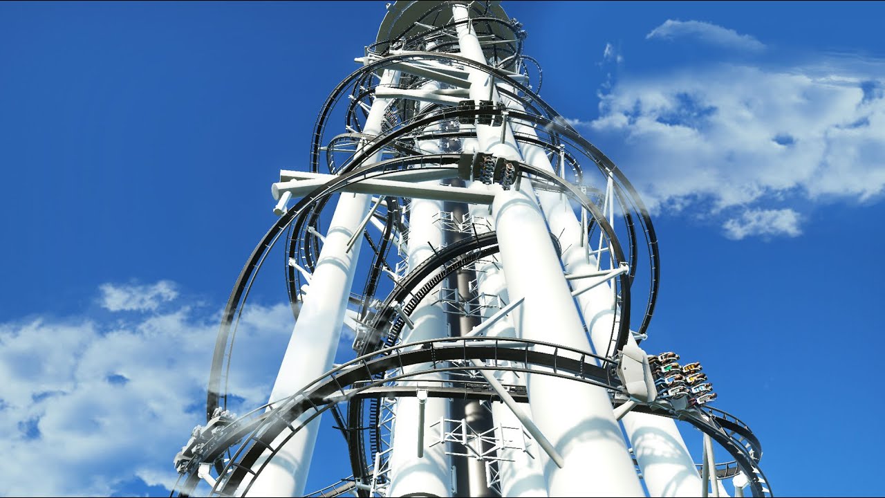 INSANE! 960ft Skyscraper Roller Coaster! (POV)