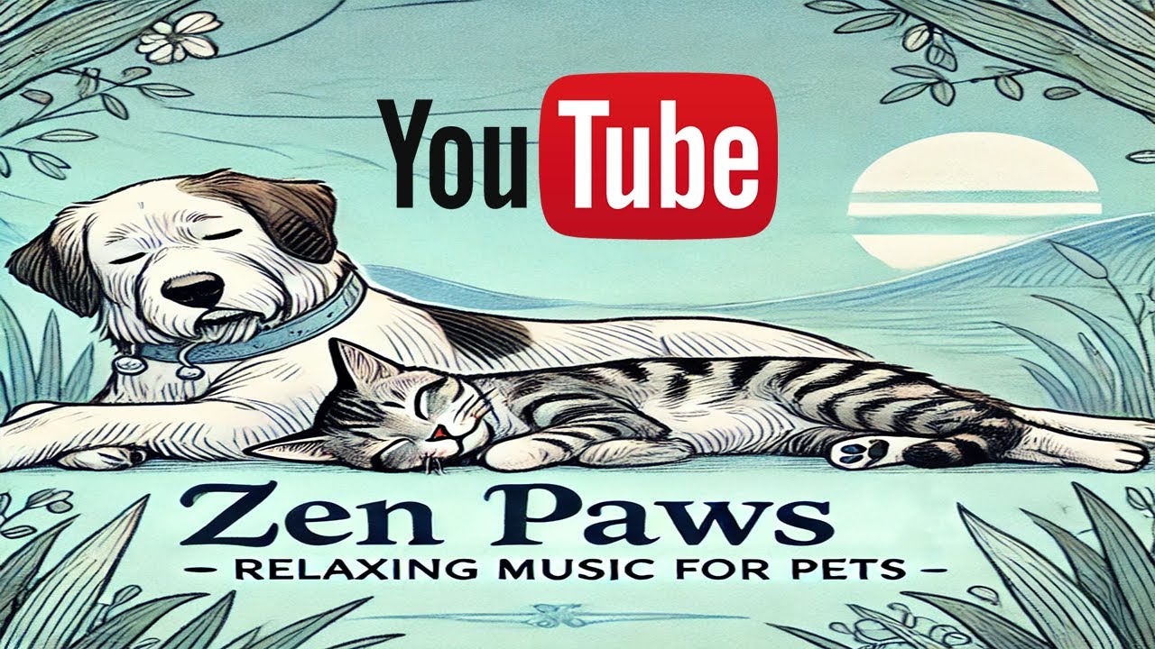Calm Your Pet | 432Hz Relaxation Music for Dogs & Cats with Waves & Chimes @ZenPawsMusic