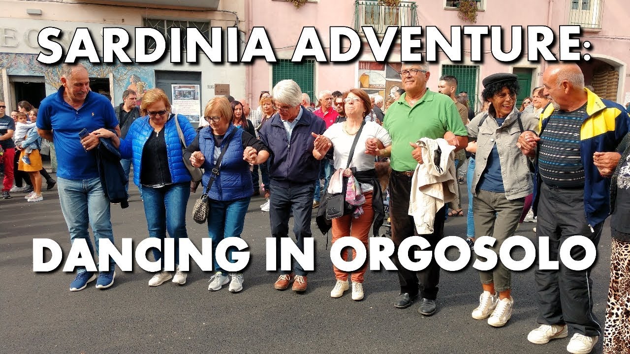 DANCING IN ORGOSOLO, SARDINIA at the AUTUNNO in BARBAGIA FESTIVAL