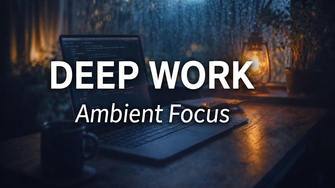 Deep Work Music – Calm Ambient Focus for Study & Coding (2+ Hours)