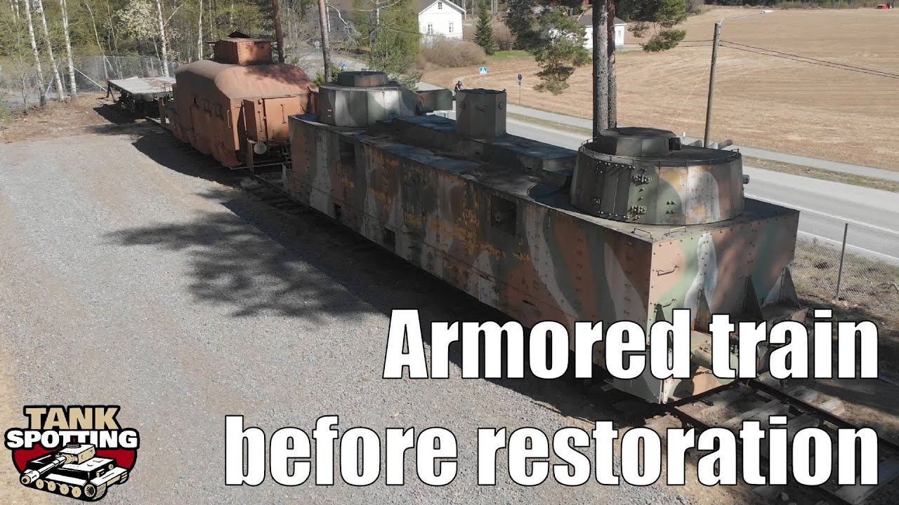 The Panssarimuseo Armored Train Before Restoration (2024) [4K]