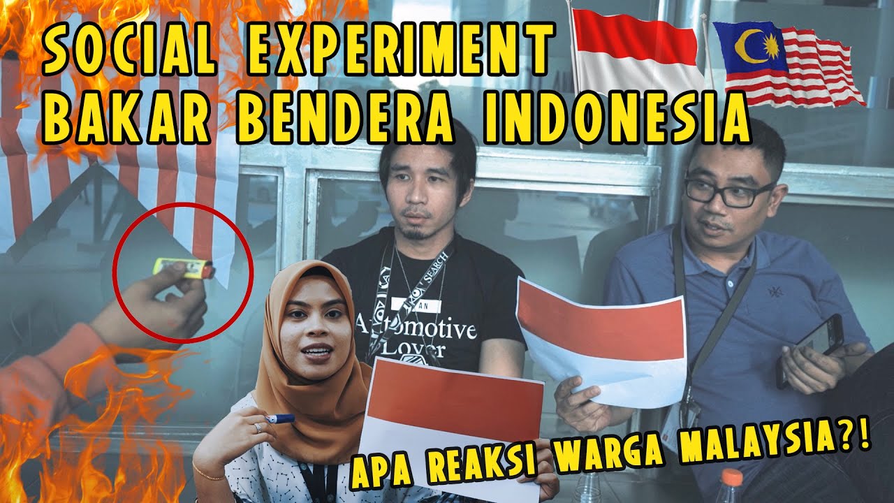 VIRAL! BAKAR BENDERA INDONESIA DAPAT DUIT! TAK SANGKA INI REAKSI WARGA MALAYSIA! |SOCIAL EXPERIMENT|