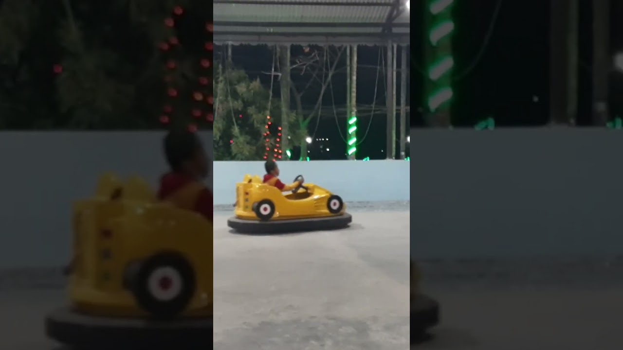 Sagun and samip driving a car at Damak fun park #DiwasCinematic #nepalishorts