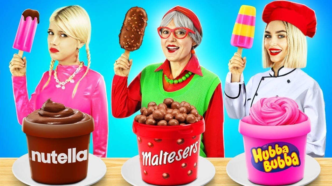 मैं या दादी कुकिंग चैलेंज | सीक्रेट किचन बैटल कौन जीतता है! इजी  हैक्स रटाटा द्वारा