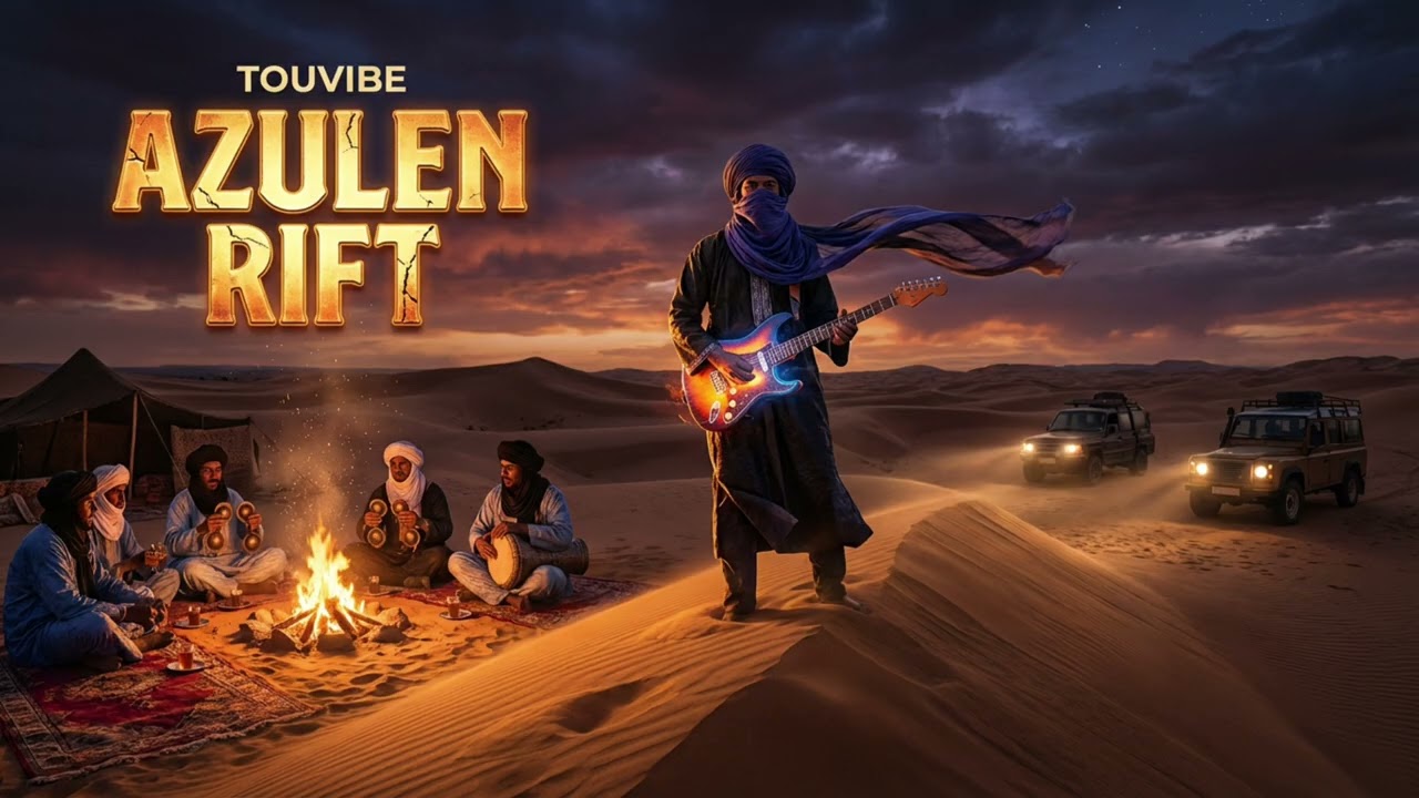 Azulen Rift – Powerful Desert Rock | Tuareg Guitar in the Sahara 🌵🔥