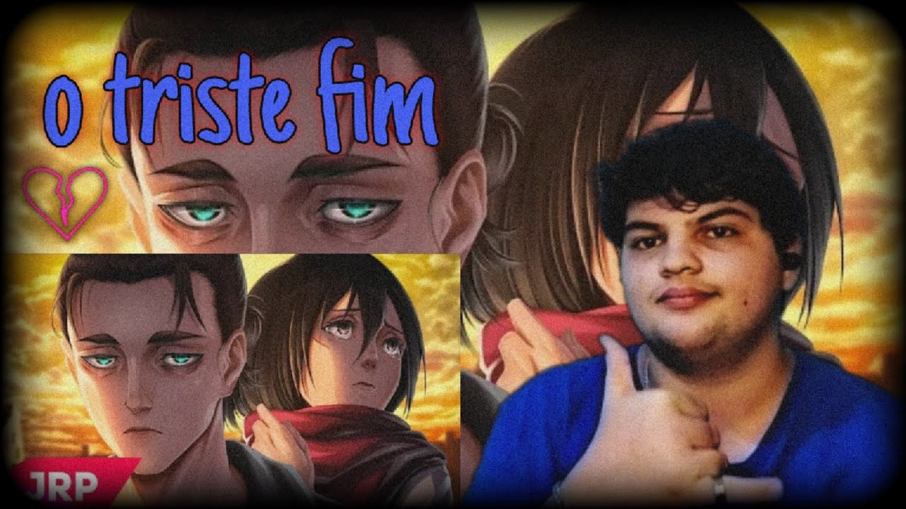 REACT - Nosso Fim 💔| Eren & Mikasa (Shingeki no Kyojin) | ft. @amandaareia  | JRP