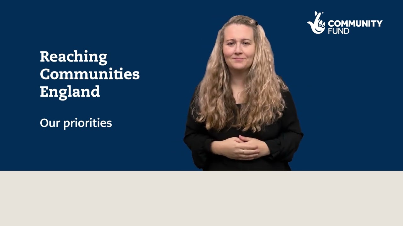 Reaching Communities 2025: Our priorities (BSL)