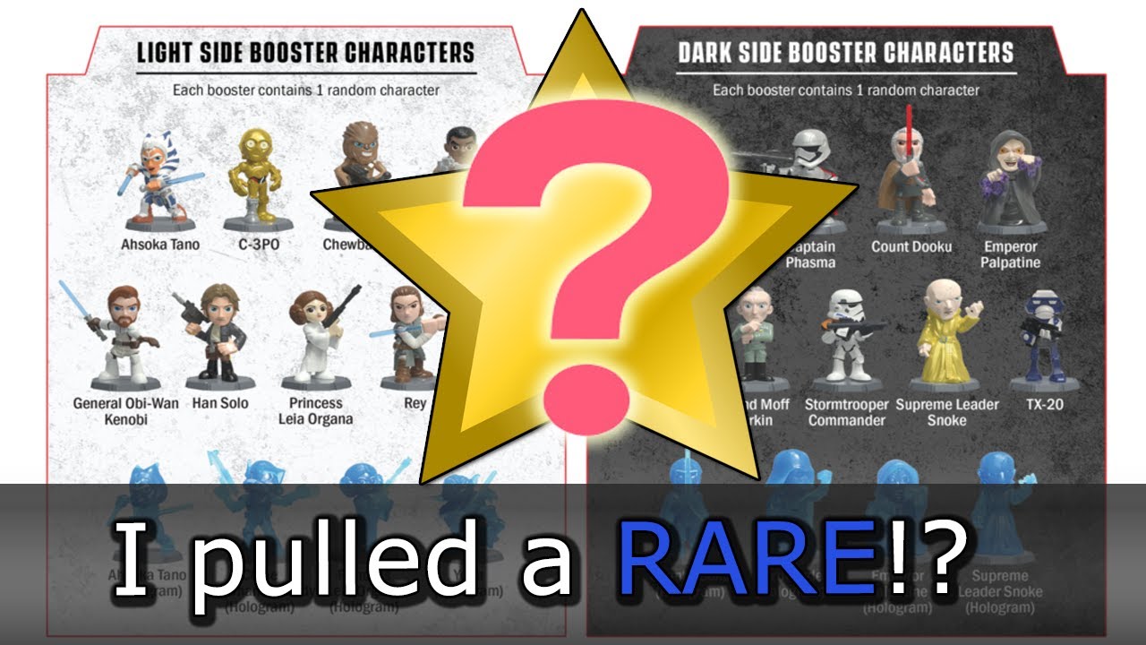 Can we pull a RARE!? Star Wars Rivals Booster pack Unboxing