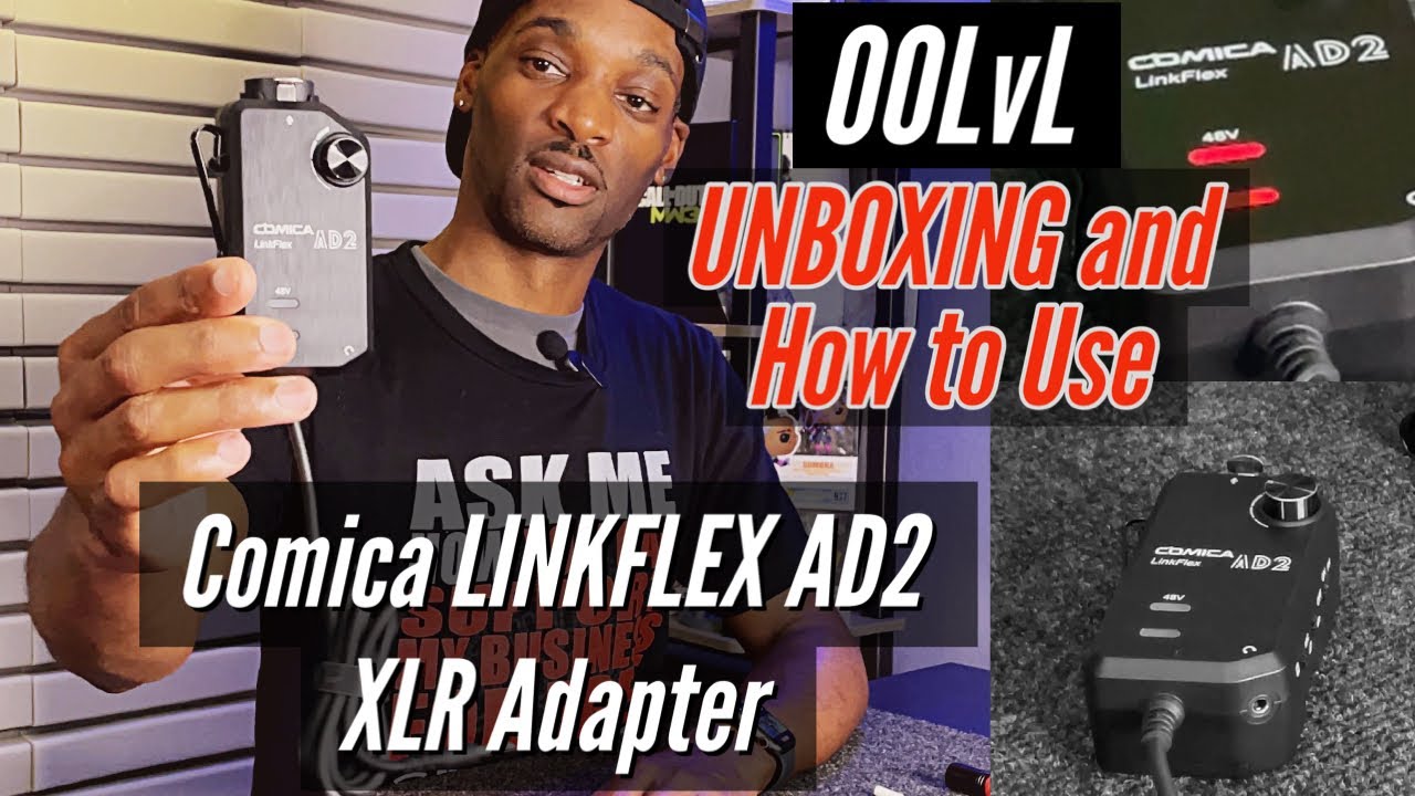Unboxing and Using the Comica LINKFLEX AD2 XLR Adapter