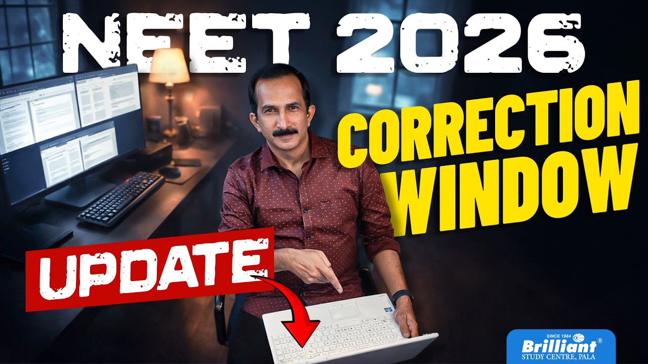 NEET 2026 | CORRECTION WINDOW | UPDATE