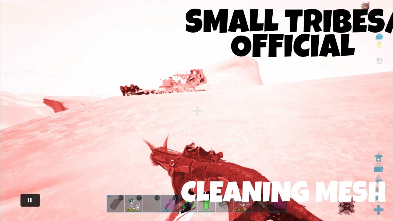 CLEANING MESH BASES [SMALL TRIBES/OFFICIAL] ARK PS4