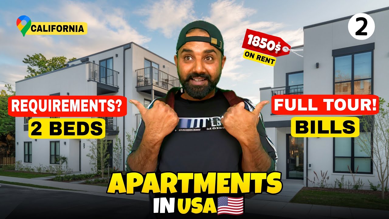 LIVING COST IN USA 🇺🇸 | 2 BED 1 BATH IN USA | FULL DETAIL TOUR OF APARTMENT