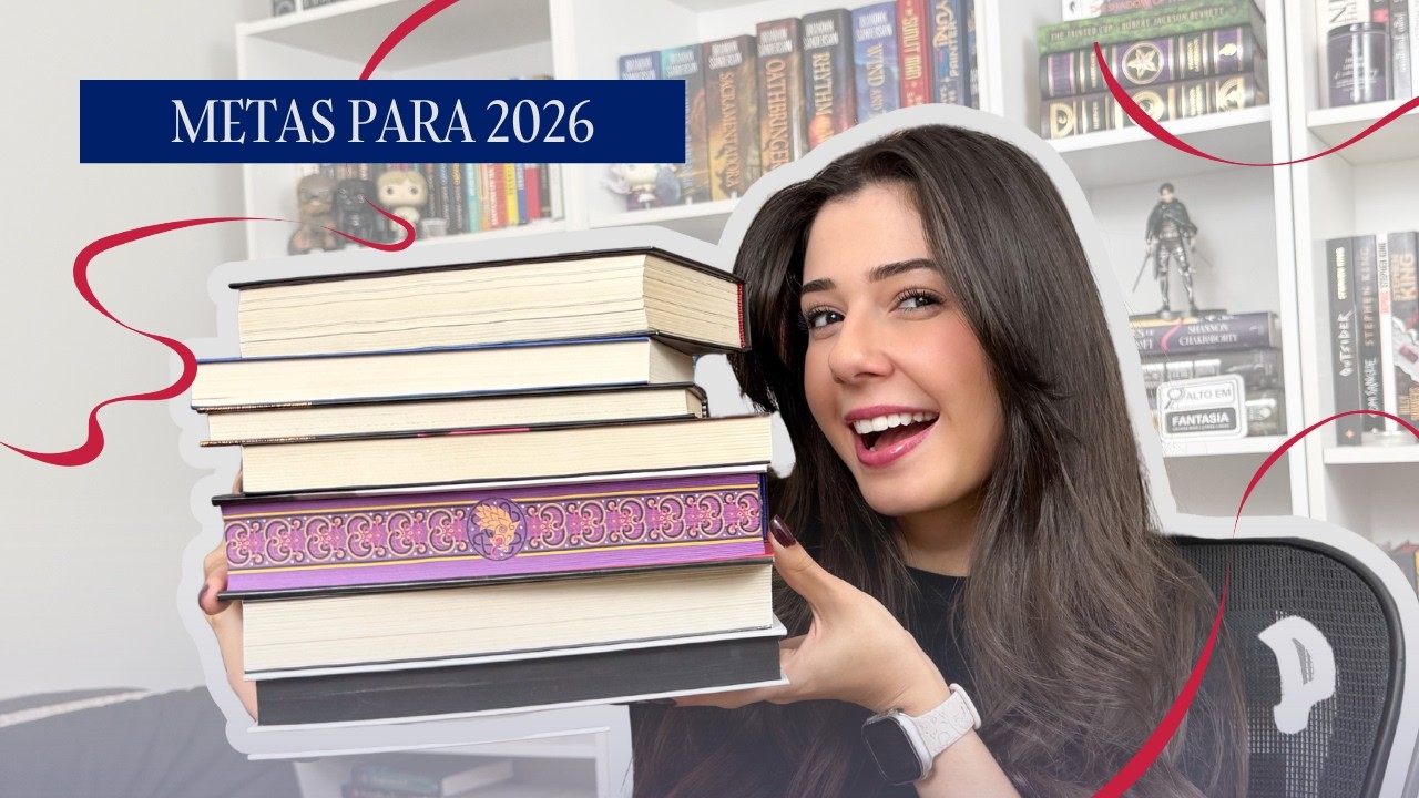 METAS LITERÁRIAS PARA 2026 | DESSE ANO NÃO PASSA