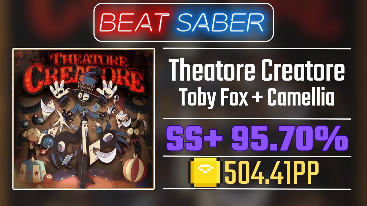 Another 500! | Best Of Ranked | Toby Fox + Camellia - Theatore Creatore | 95.70% | SS 504.41pp