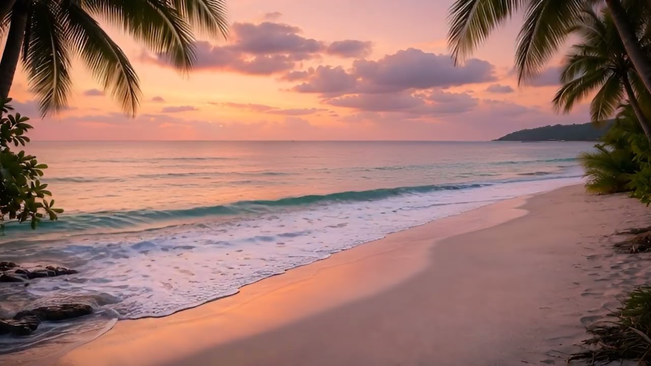 Playa Serena al Amanecer 🌅 Música Chill para Relajarse, Trabajar y Disfrutar