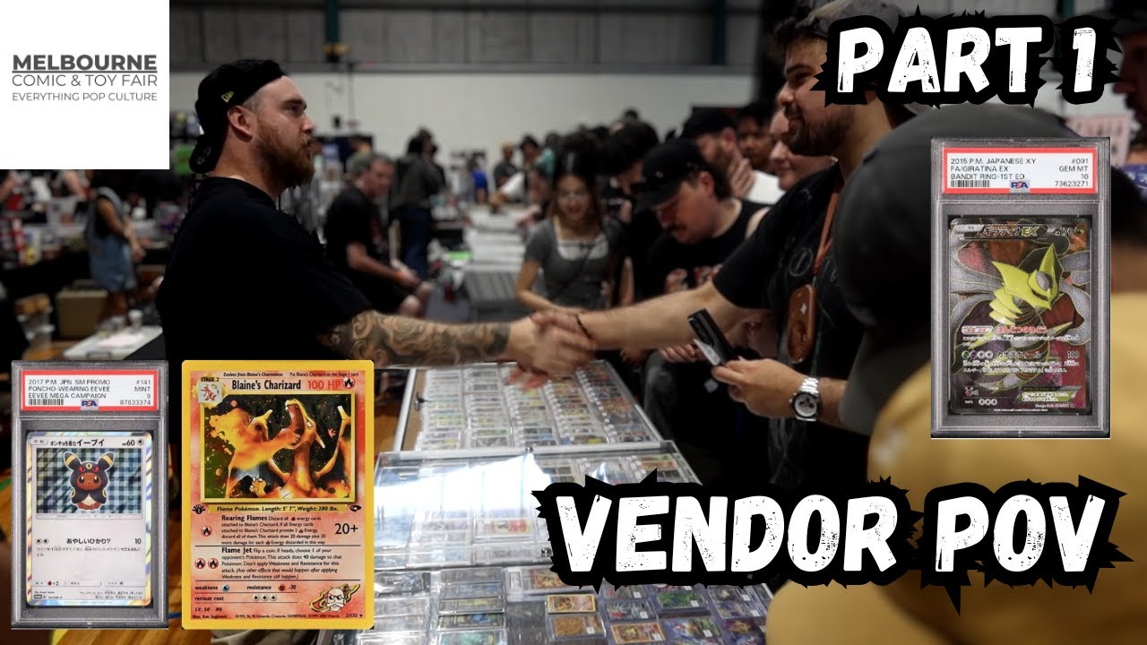I Gave a Kid His First Slab for FREE! | VENDOR POV | Melbourne Collectors Market