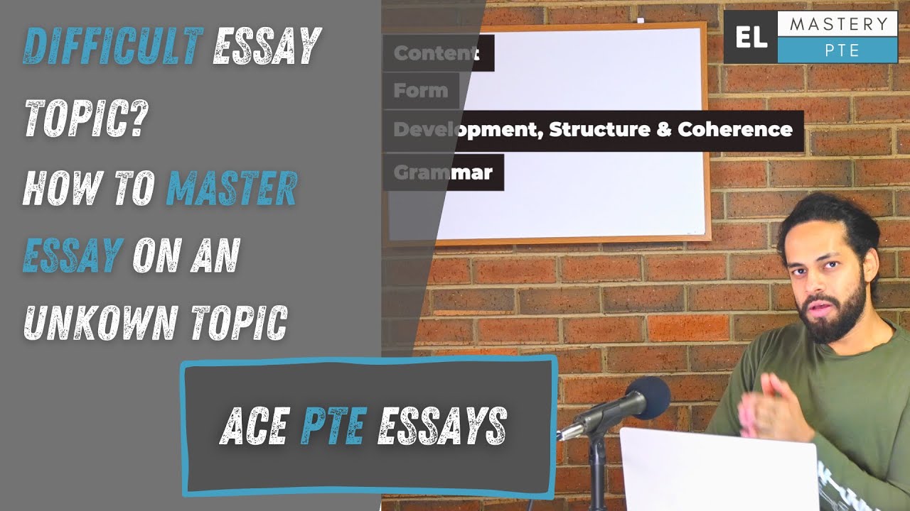 How to write an essay on a topic you don't know of?