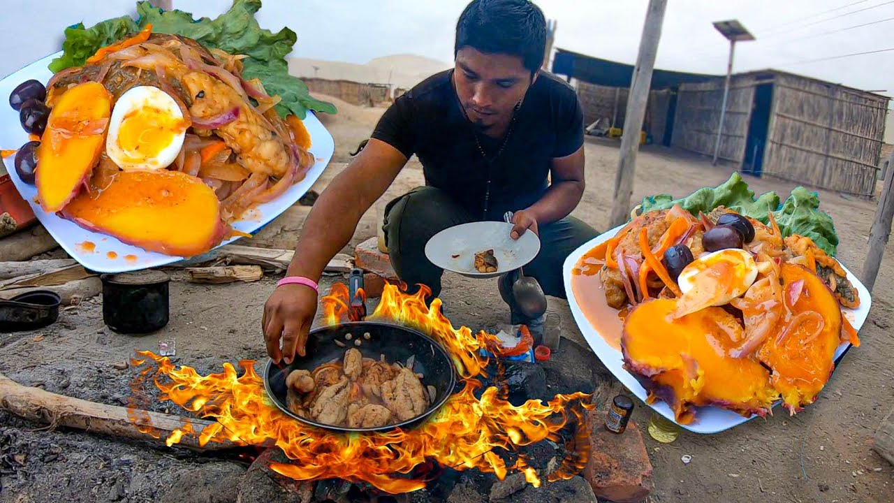 Capturamos Peces al filo de peña eh hicimos un Rico ESCABECHE de PESCADO en la PLAYA