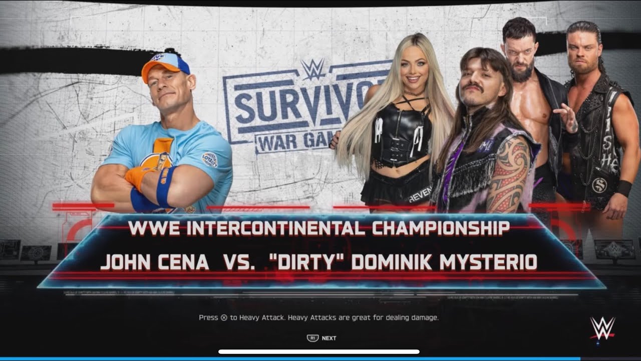 John Cena vs Dominik Mysterio Intercontinental title Match