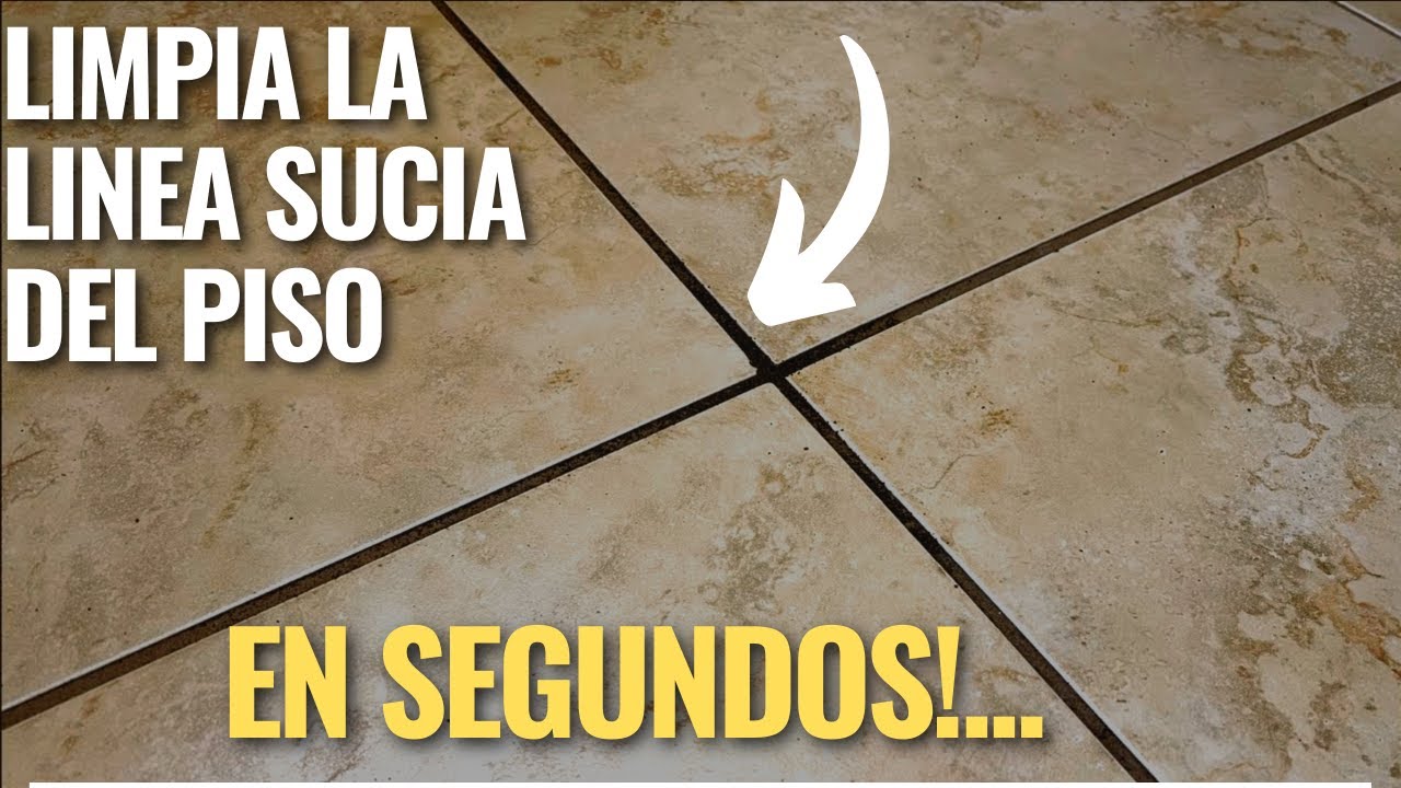 EN VIVO!  COMO LIMPIAR LA LÍNEA SUCIA DEL PISO EN SEGUNDOS