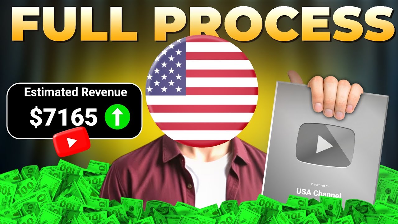 Start a USA-Based Youtube Channel  With high RPM Niches !