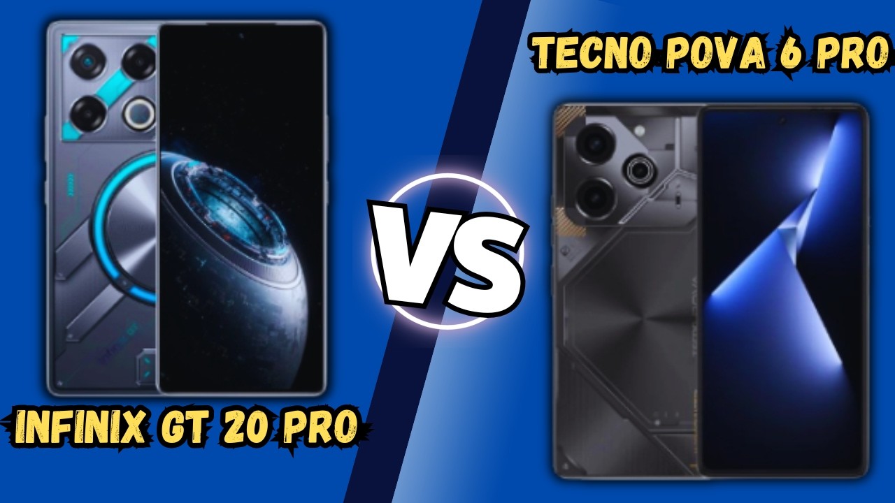 INFINIX GT 20 PRO vs TECNO POVA 6 PRO - Cual es mejor?
