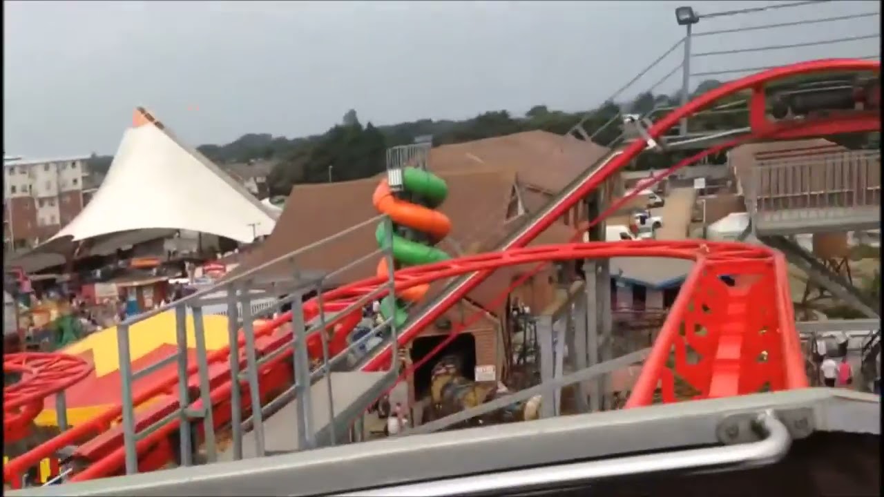 Runaway Mine Train HD POV Hayling Island Funland 2016