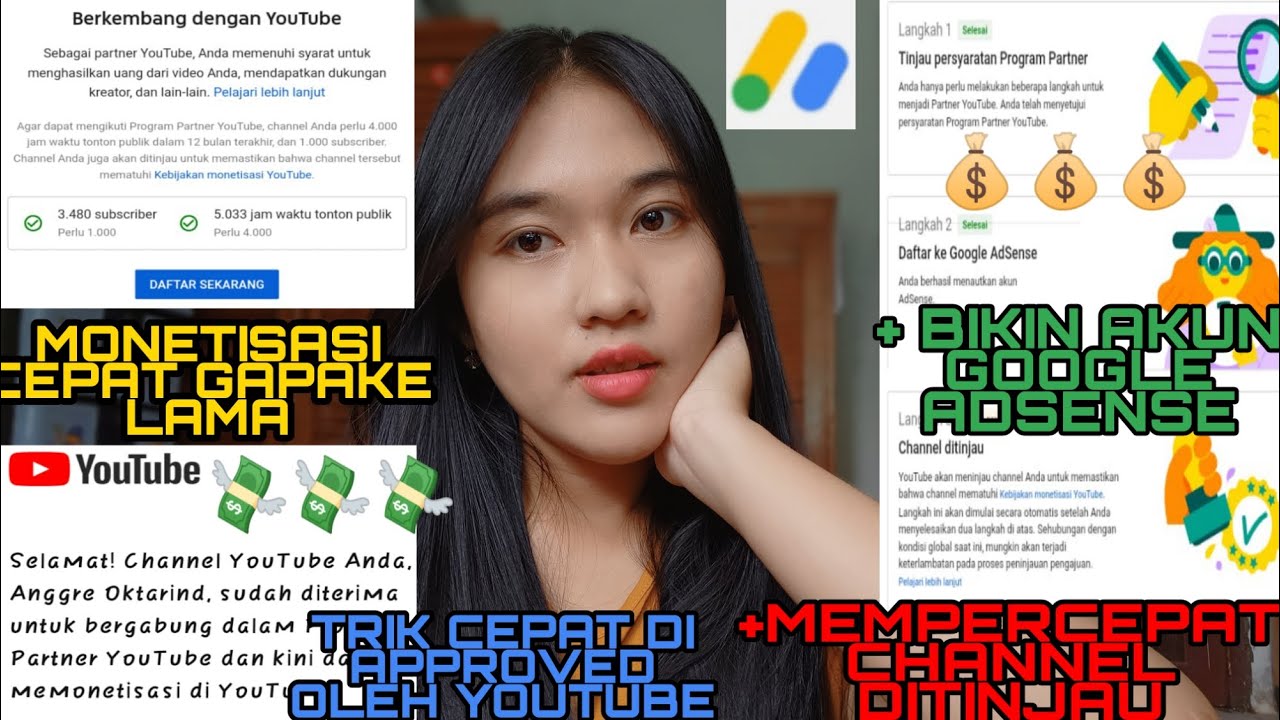 CARA MONETISASI YOUTUBE 2021 | LANGKAH MONETISASI CHANNEL YOUTUBE MUDAH, LENGKAP DAN CEPAT 2021