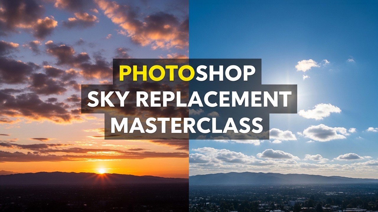 Adobe Photoshop Full Course Class 7 | How to Replace Sky in One Click!