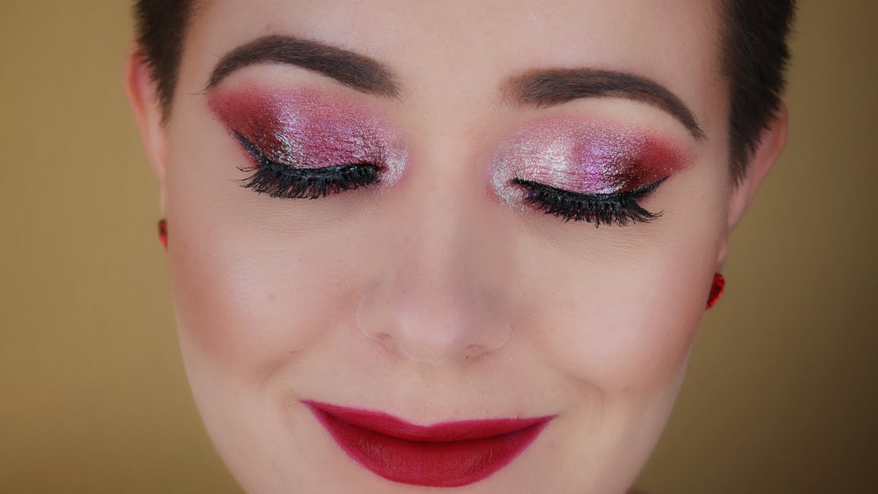 Makijaż z TURBO PIGMENTAMI: Vegas bis, Dżin, Lala ❤️ | Creepy in Pink