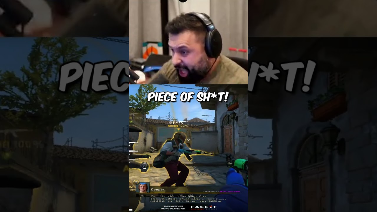 ЛЫСЫЙ, СЛЕПОЙ, P.O.S - МГНОВЕННАЯ ГНЕВ #cs2 #csgoclips #source2 #counterstrike2 #counterstrike #s...
