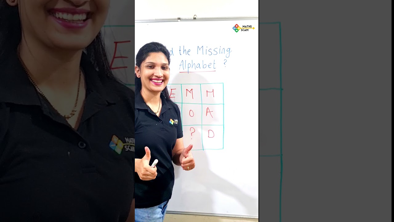 Find the missing alphabet