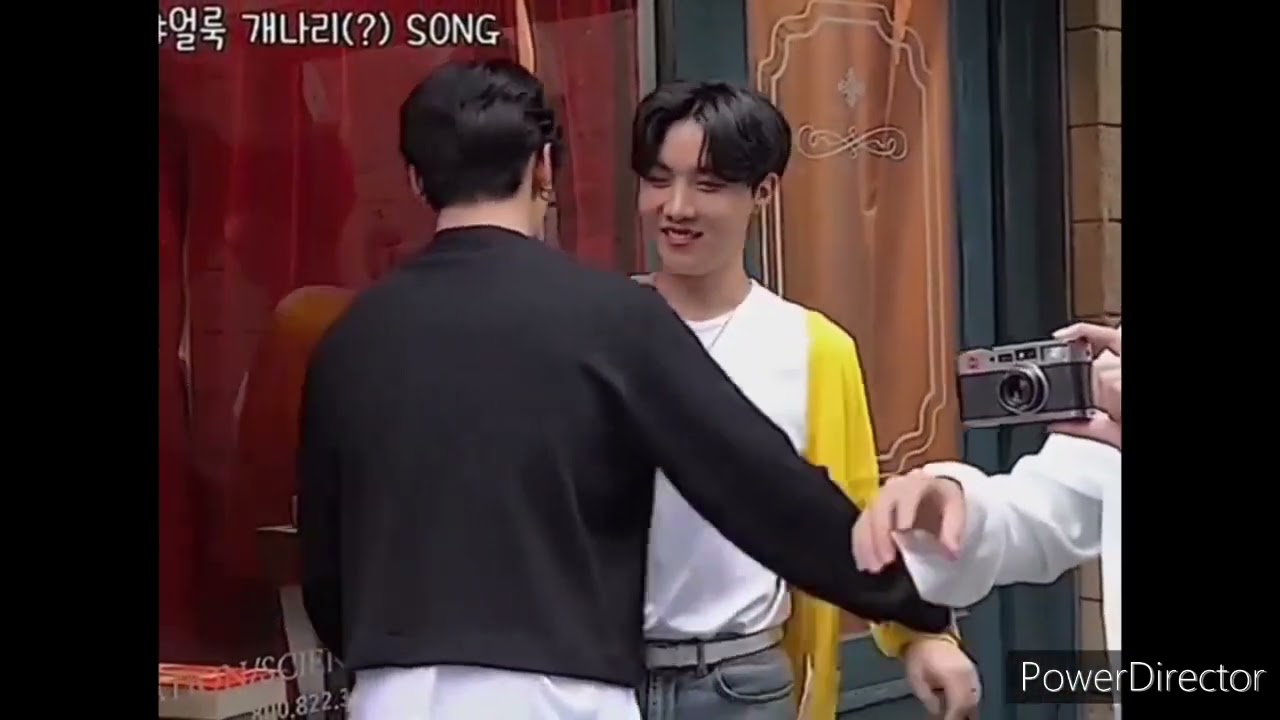 Hopekook :: Kookie being big baby of hobi