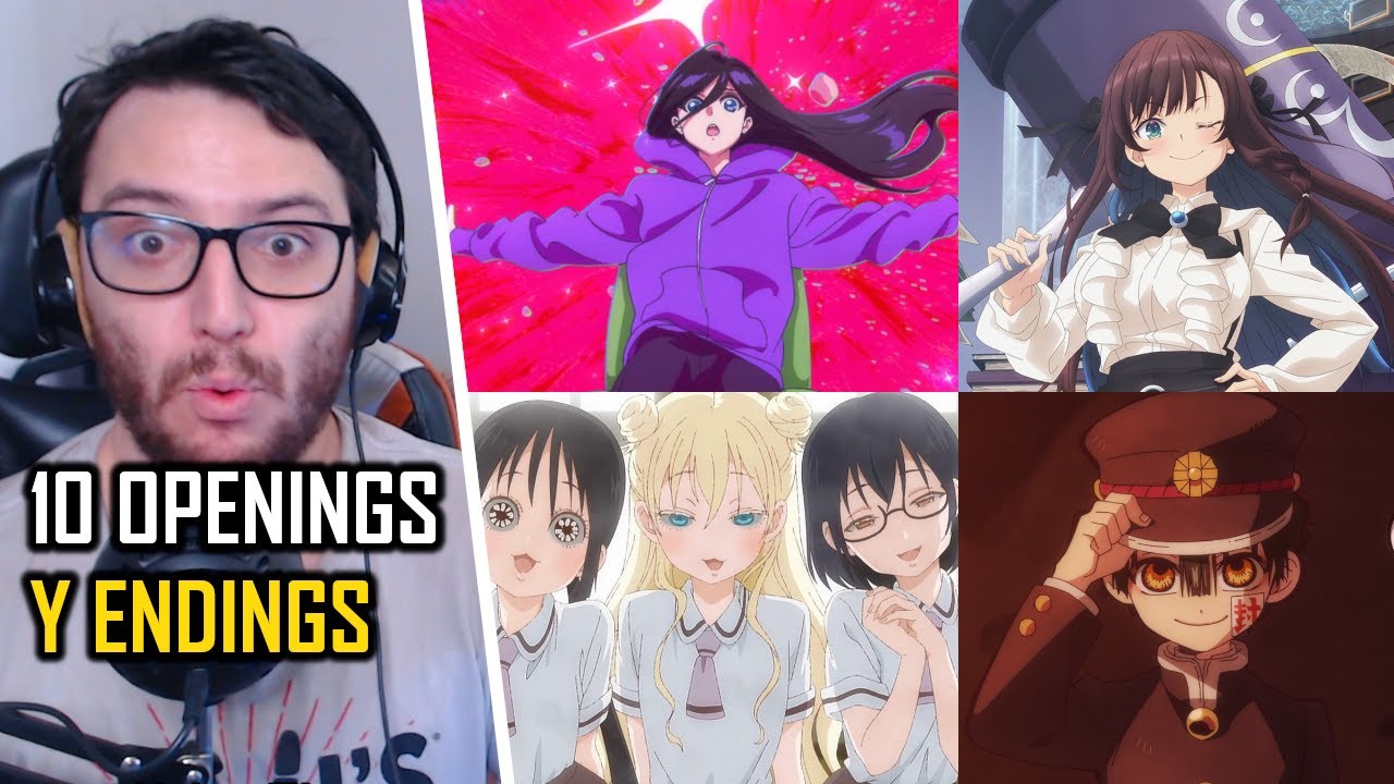 REACCIONO a 10 Op y Ed RANDOM | Hanako kun, Zenshu, Girumasu, Asobi Asobase