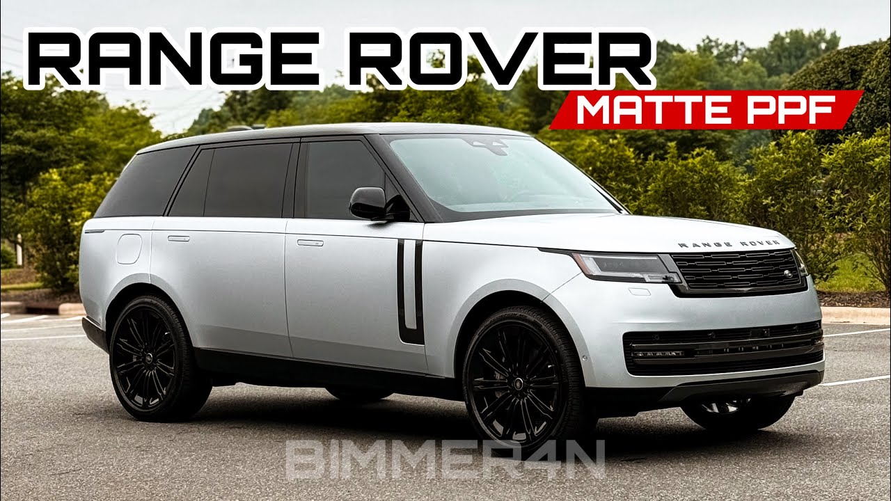 Brand New Range Rover in Matte PPF - Full Wrap in 4 Minutes (No Talking)