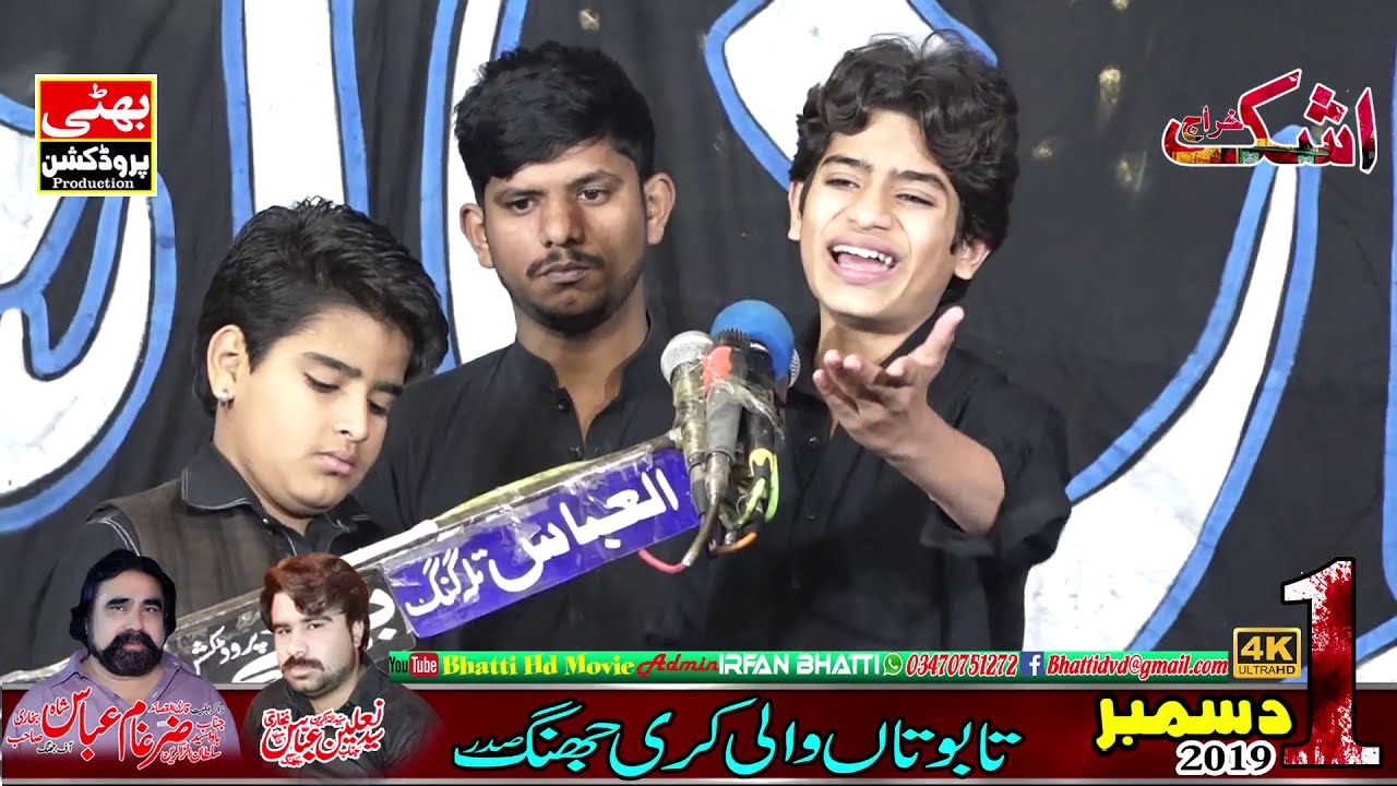 Zakir Zain Abbas JevanJalsa Syed Zargham Abbas Shah 1,2 December2019,2020 Tabotan Wali Kari Jhang