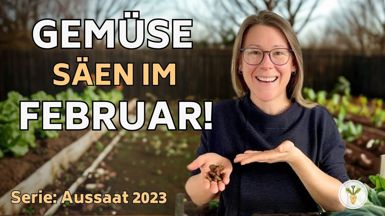Gemüse säen im Februar 2023 🌱  Aubergine, Paprika & Co I Serie: Säen durchs Gartenjahr 2023
