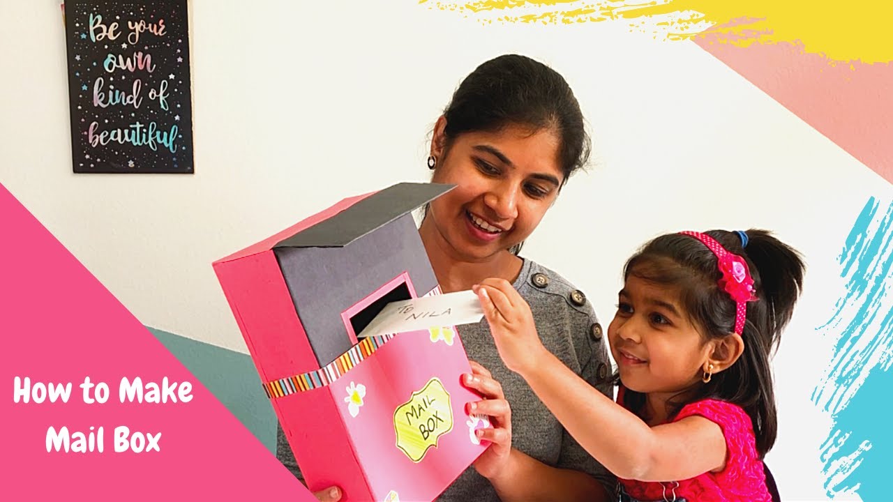 How to make Mail Box/ DIY Kids Post Box/ Lockdown Craft Ideas